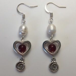 Hand crafted lightweight dangle earrings